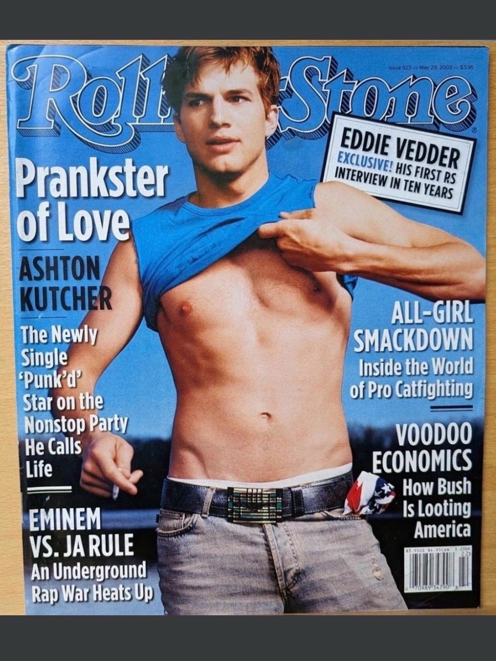MAY 2003 ROLLING STONE MAGAZINE- ASHTON KUTCHER